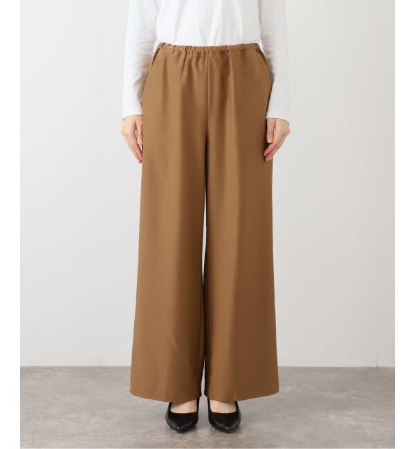 【イエナ/IENA】 サテンイージーパンツ