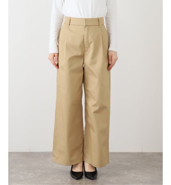 【イエナ/IENA】 チノタックワイドパンツ