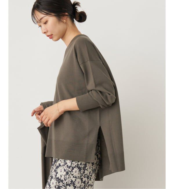 DOUBLE SHOULDER V/N セーター（MOUSSY）｜ルミネのファッション通販