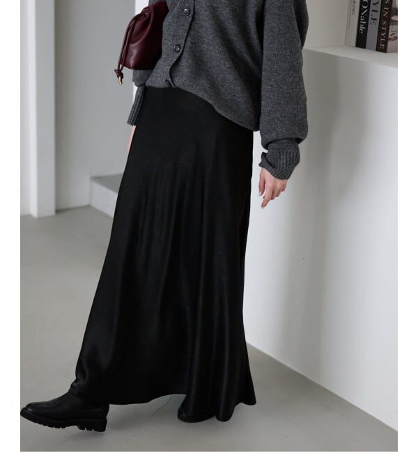 WEB限定/追加予約》MAJOLICAティアプリーツスカート（SLOBE IENA