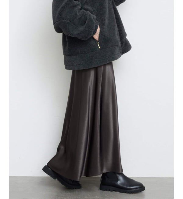 WEB限定/追加予約》MAJOLICAティアプリーツスカート（SLOBE IENA