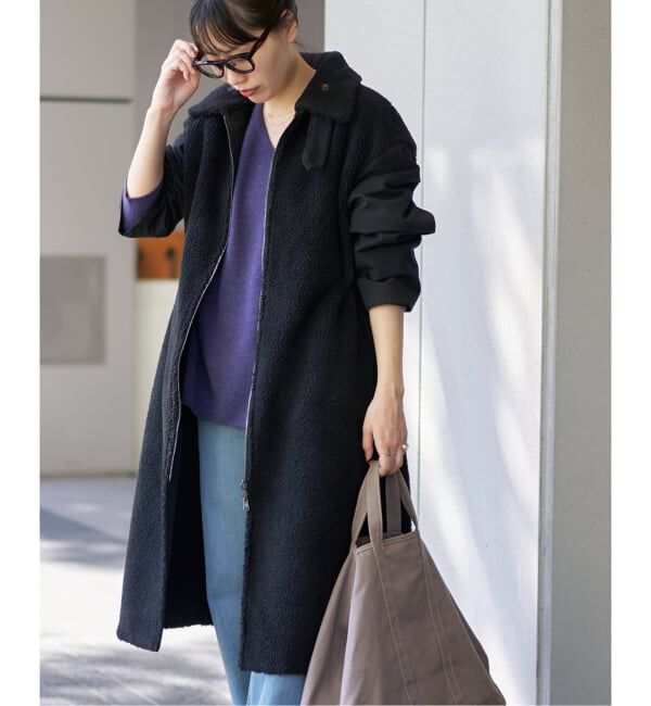 【イエナ/IENA】 VACHEMENT/ヴァシュモン 別注 リバーシブルボアコート