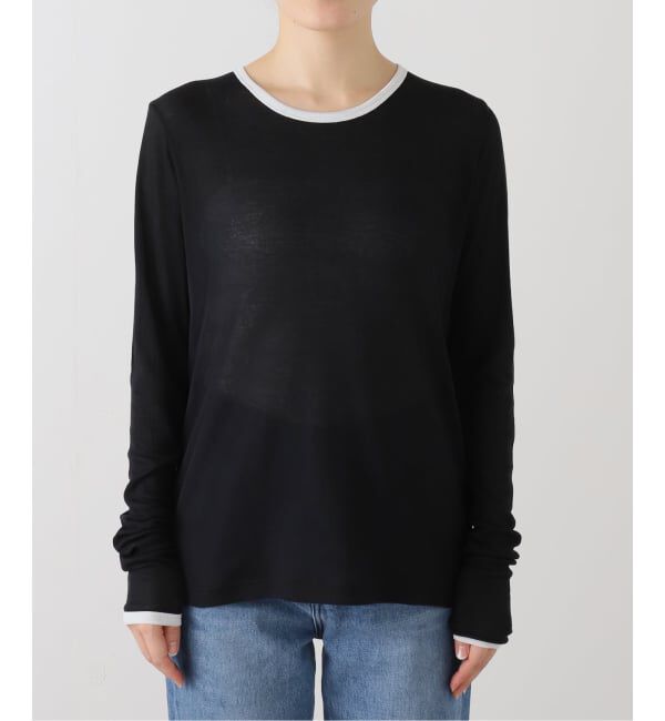 ファッションメンズお薦め|【イエナ/IENA】 シアーリブリンガーロンT