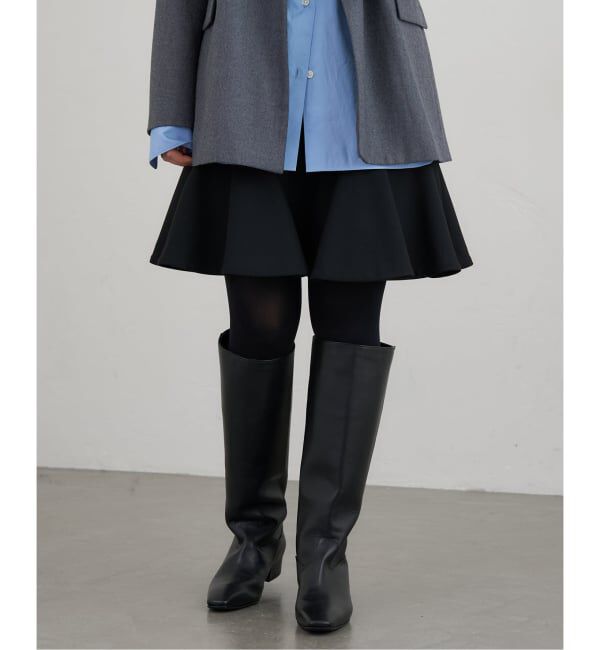 【イエナ/IENA】 ツイードダブルクロスフレアミニスカート