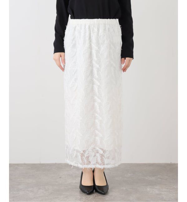 【イエナ/IENA】 3Dフェザータイトスカート