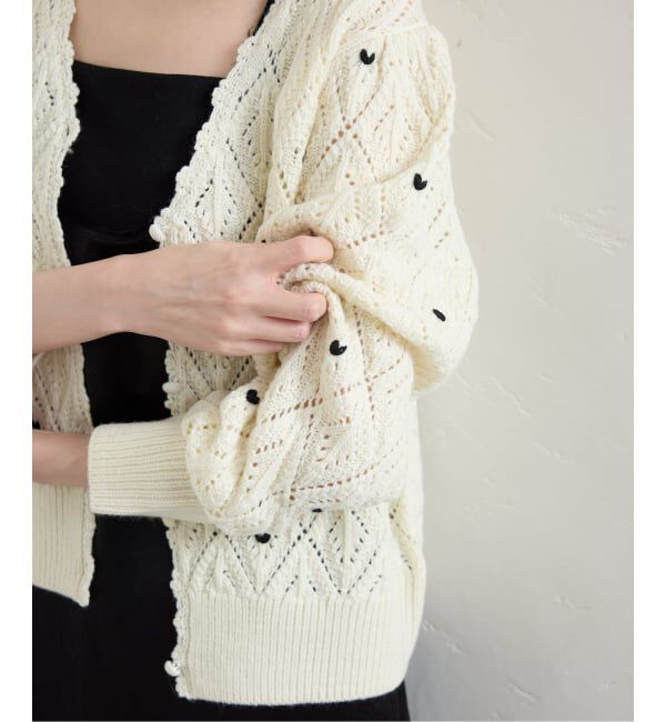 ファッションメンズお薦め|【イエナ/IENA】 【Jeu de Coeurs & Pois】ハートカーディガン