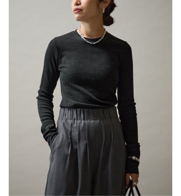 人気メンズファッション|【イエナ/IENA】 《追加予約》wool100 RIB クループルオーバー