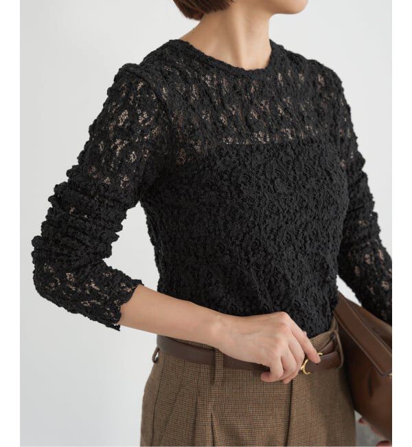 人気ファッションメンズ|【イエナ/IENA】 《追加2予約》Flowerストレッチレースプルオーバー