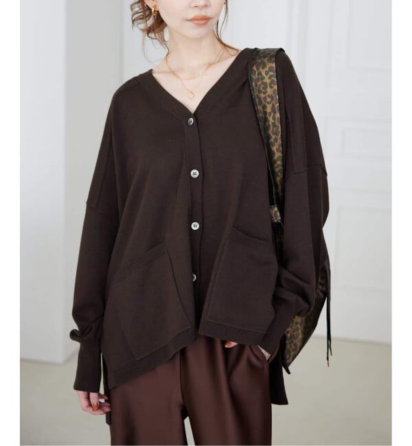 ファッションメンズお薦め|【イエナ/IENA】 《WEB限定/追加2予約》ウォッシャブルワイドシルエットカーディガン