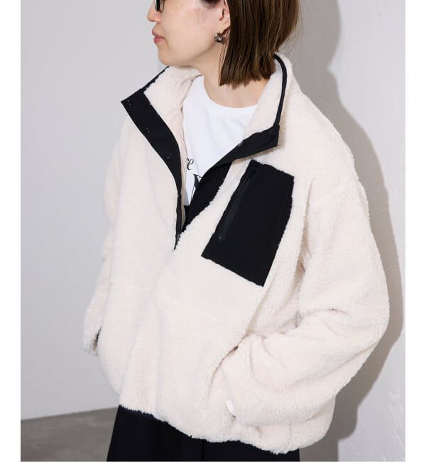 メンズファッションオススメ|【イエナ/IENA】 ボアフリースプルオーバー