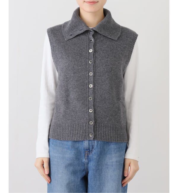 メンズファッションオススメ|【イエナ/IENA】 PURE CASHMERE SLOBE別注 タートルネックベスト WHNCDN