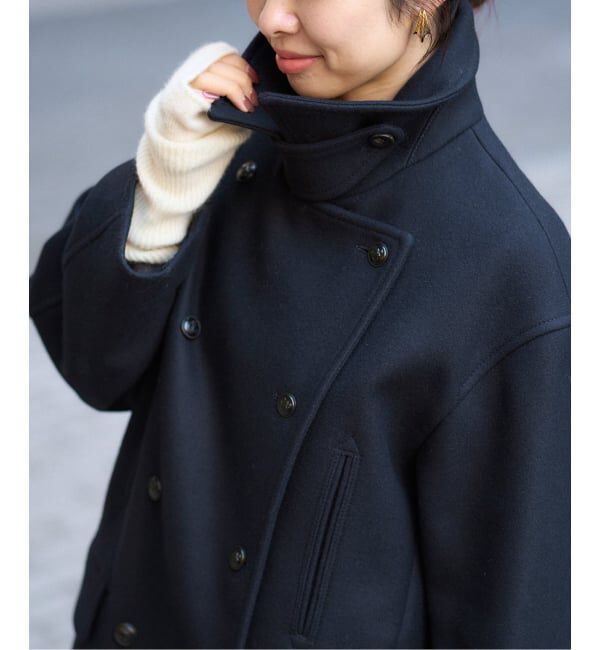 ファッションメンズのイチオシ|【イエナ/IENA】 メルトンウール ピーコート