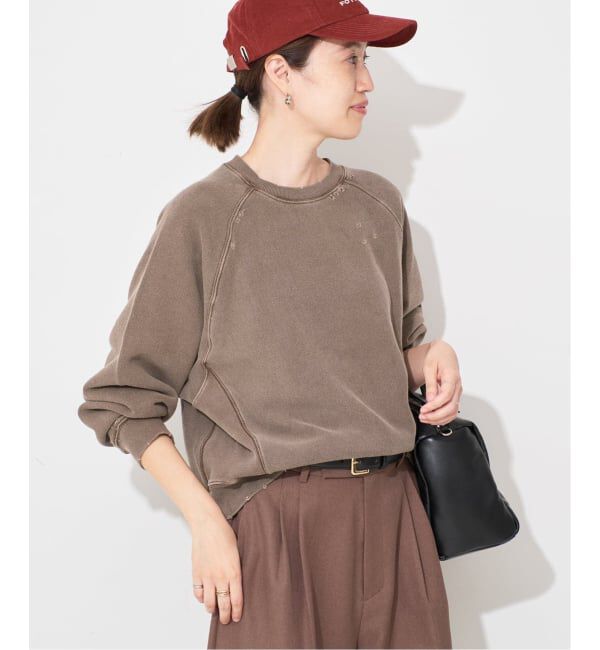 モテ系メンズファッション|【イエナ/IENA】 《追加予約》Collegiate Pacific SLOBE別注 ダメージスウェット