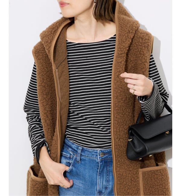 メンズファッションオススメ|【イエナ/IENA】 ビンテージ加工ボーダーロンTEE