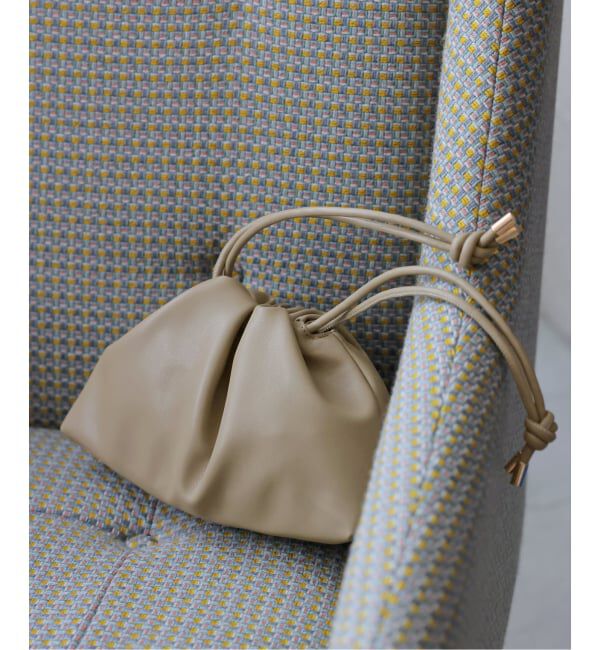 【イエナ/IENA】 《追加予約》SLOBE 3WAY スムース巾着バッグ