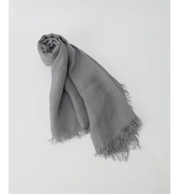 【イエナ/IENA】 《予約》ASAUCE MELER アソースメレ フランダースリネンガーゼストール AM26S-ST31