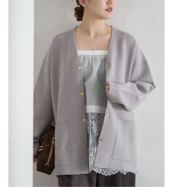 メンズファッションの一押し|【イエナ/IENA】 《追加》ドットボタンVネックカーディガン