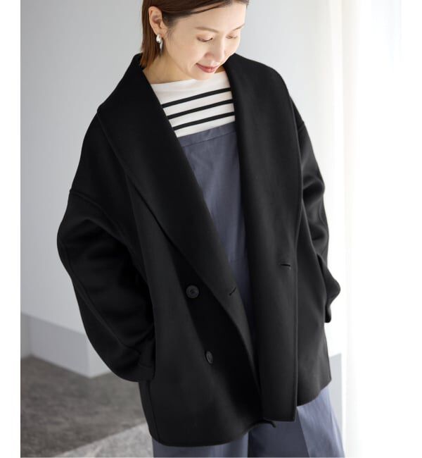 ニットコンビダブルクロス クルーネックジャケット（Ballsey）｜ルミネ