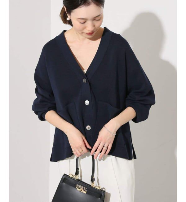 マーガレットカットジャカード ウエストギャザーブラウス（Ballsey