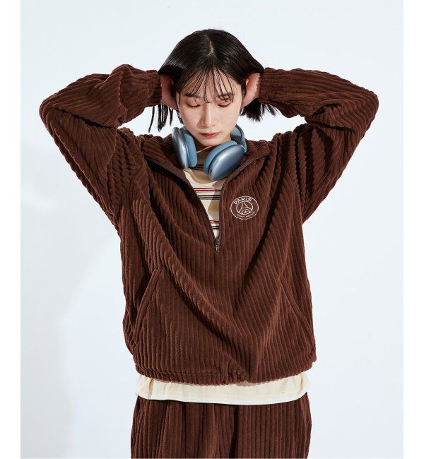 メンズファッションオススメ|【エディフィス/EDIFICE】 【Paris Saint-Germain / パリ・サン=ジェルマン】JP HALF ZIP FLEECE