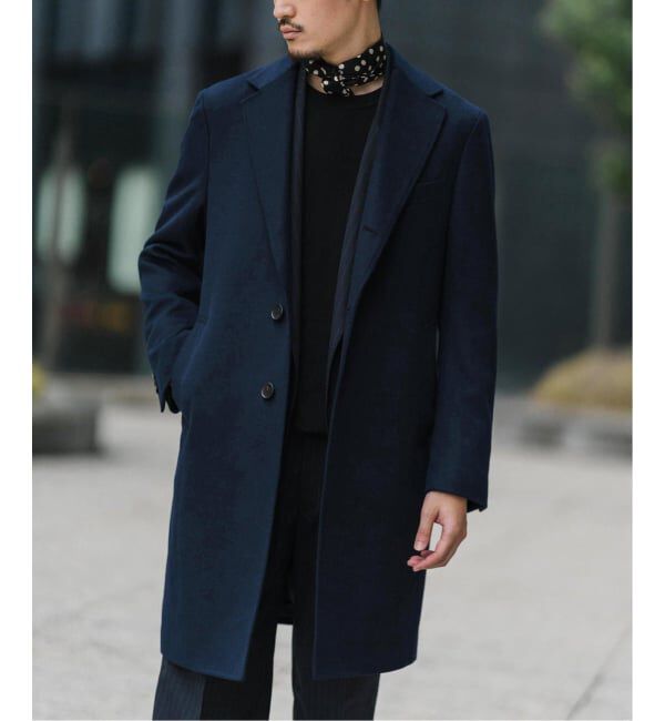 BEAUTY&YOUTH UNITED ARROWS」 チェスターコート X-LARGE ネイビー