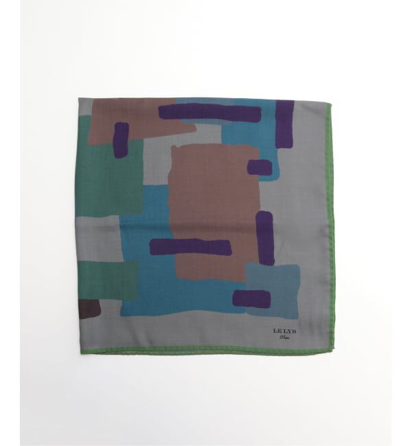 【エディフィス/EDIFICE】 LE LYS（ルリス） Wool Silk Carre'90 &quot;ART&quot;