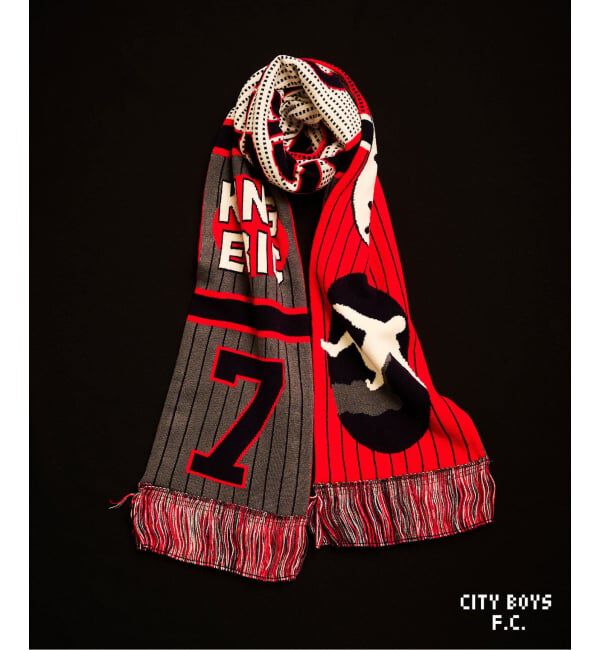 【エディフィス/EDIFICE】 【CITY BOYS FC / シティボーイズFC】417別注 bad boy Scarf
