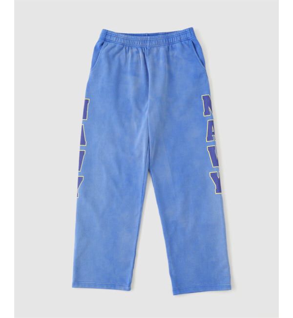 ファッションメンズのイチオシ|【エディフィス/EDIFICE】 WOKE EDGE / ウォークエッジ FADED NAVY SWEAT PANTS