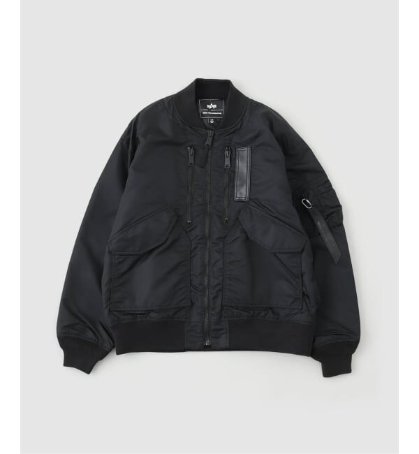 人気ファッションメンズ|【エディフィス/EDIFICE】 WM x ALPHA（ホワイトマウンテニアリング＊アルファ）INDUSTRIES MA-1 JACKET