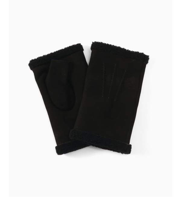 人気メンズファッション|【エディフィス/EDIFICE】 MARIO PORTLANO(マリオポートラーノ）別注 Shearling Fingerless Glove