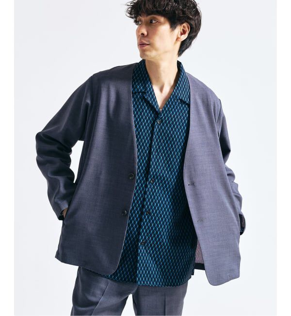 人気ファッションメンズ|【エディフィス/EDIFICE】 【EVALET / エバレット】メッシュ カーディガンジャケット "セットアップ着用可能"