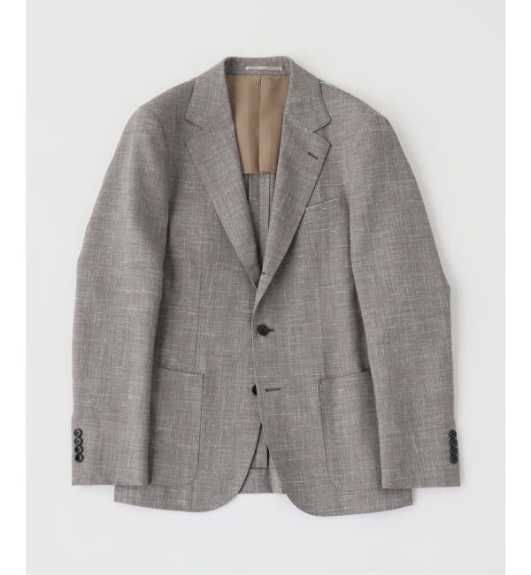 ファッションメンズなら|【エディフィス/EDIFICE】 ドレス ジャケット 3ボタン (ウールリネン)