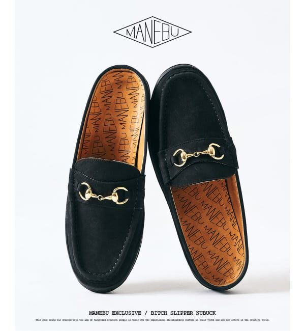 人気ファッションメンズ|【エディフィス/EDIFICE】 MANEBU / マネブ 417別注 BITCH SLIPPER NUBUCK