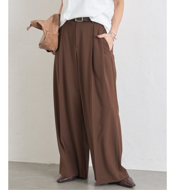 追加4》【金子綾さん着用】CP タックチノパンツ（journal standard L