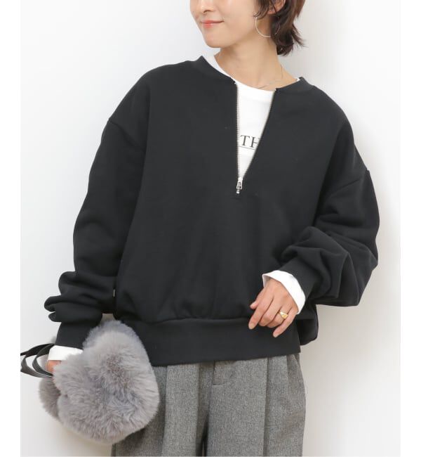 ファッションメンズお薦め|【ジャーナルスタンダード/JOURNAL STANDARD】 《WEB限定》ハーフジップノーカラースウェット