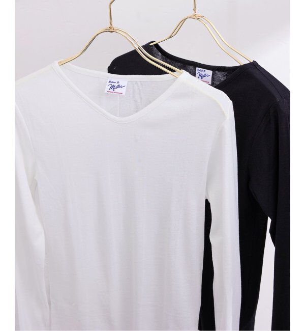 メンズファッションの一押し|【ジャーナルスタンダード/JOURNAL STANDARD】 別注【MILLER/ミラー】 for JOURNAL STANDARD VネックリブL/S T