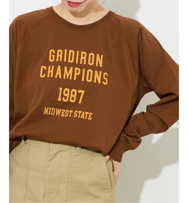 ファッションメンズお薦め|【ジャーナルスタンダード/JOURNAL STANDARD】 ラグランスリーブカレッジロングスリーブTEE