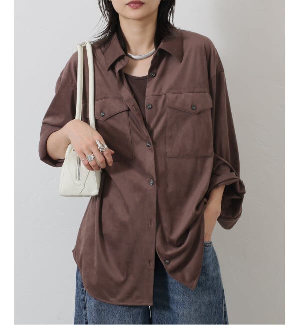 【ジャーナルスタンダード/JOURNAL STANDARD】 《WEB限定》【2025FW 新作】フェイクスエードシャツ