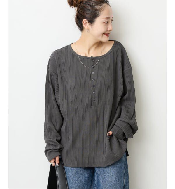 モテ系ファッションメンズ|【ジャーナルスタンダード/JOURNAL STANDARD】 別注【HEALTH KNIT/ヘルスニット】オフショルダーヘンリーネックPO
