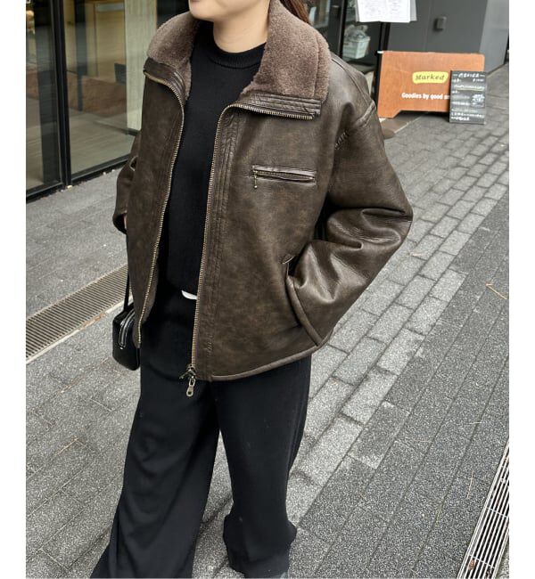 人気ファッションメンズ|【ジャーナルスタンダード/JOURNAL STANDARD】 《WEB限定追加》フェイクレザーボアブルゾン