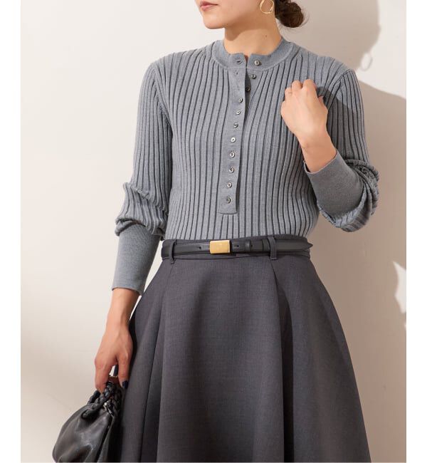 【ジャーナルスタンダード/JOURNAL STANDARD】 リブヘンリーネックプルオーバー