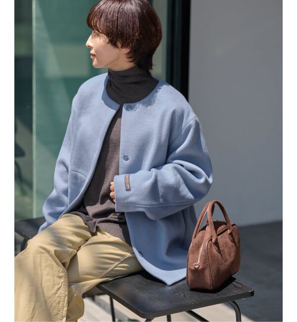 メンズファッションなら|【ジャーナルスタンダード/JOURNAL STANDARD】 《追加》スーパーファインビーバークルーネックコート