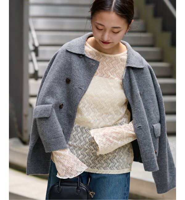 【ジャーナルスタンダード/JOURNAL STANDARD】 ［25AW新作］リーフレースプルオーバー