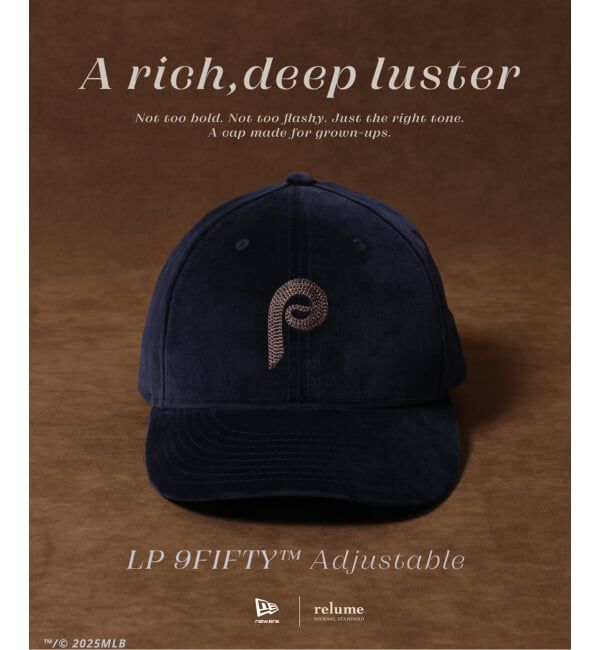 【ジャーナルスタンダード/JOURNAL STANDARD】 NEW ERA / ニューエラ 別注 LOW PROFILE 9FIFTY(TM) フィリーズ ベロア