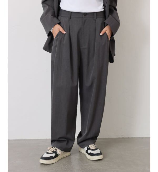 【ジャーナルスタンダード/JOURNAL STANDARD】 TWツイル タックパンツ