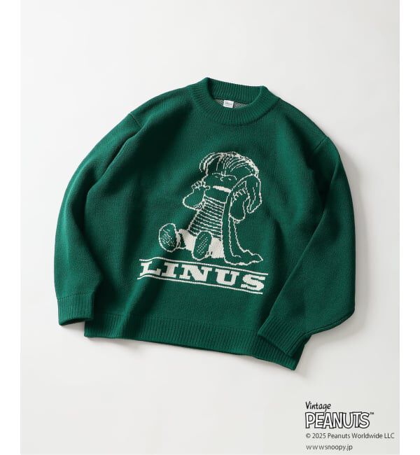 【ジャーナルスタンダード/JOURNAL STANDARD】 PEANUTS / ピーナッツ 別注 ダブル ジャガードニット