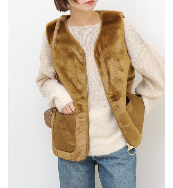 ファッションメンズのイチオシ|【ジャーナルスタンダード/JOURNAL STANDARD】 【BARBOUR/バブアー】 KARIN FAUX FUR GILET:ベスト