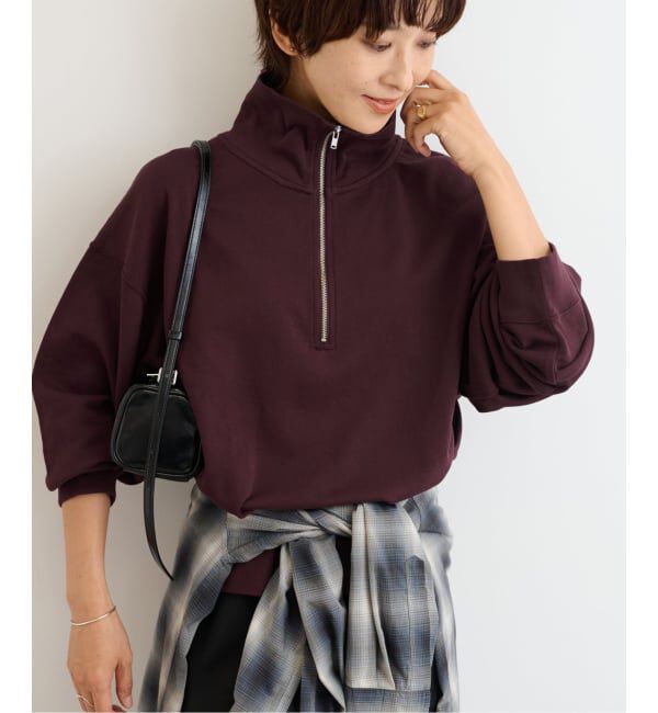 ファッションメンズなら|【ジャーナルスタンダード/JOURNAL STANDARD】 ハーフジップライトスウェット