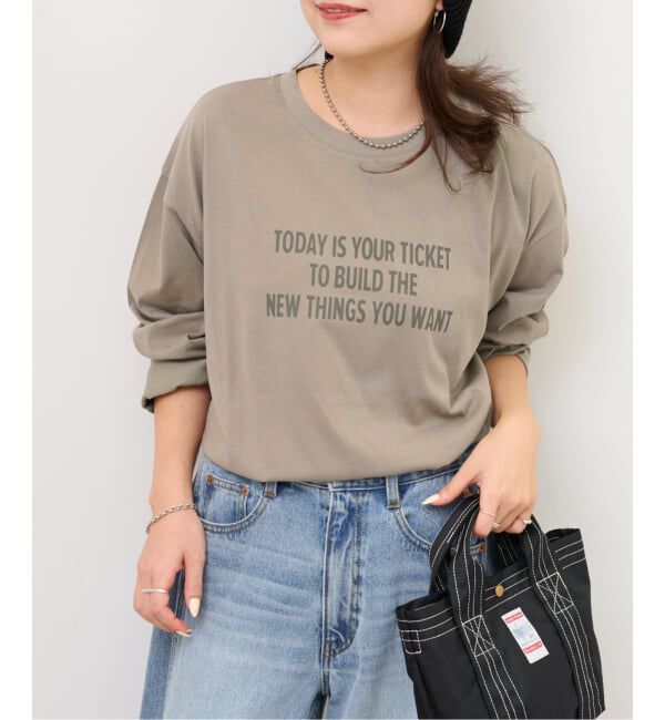 ファッションメンズのイチオシ|【ジャーナルスタンダード/JOURNAL STANDARD】 ロゴワイドロンTEE