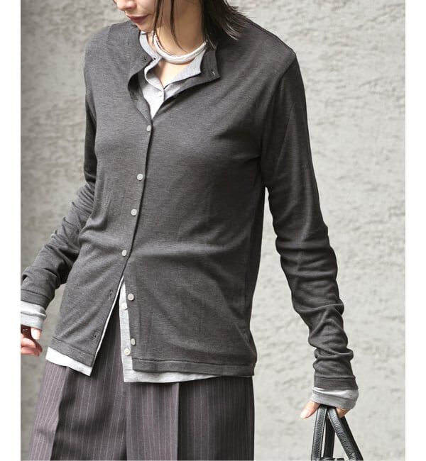 ファッションメンズお薦め|【ジャーナルスタンダード/JOURNAL STANDARD】 《追加2》ウールMIX シアークルーネックカーディガン